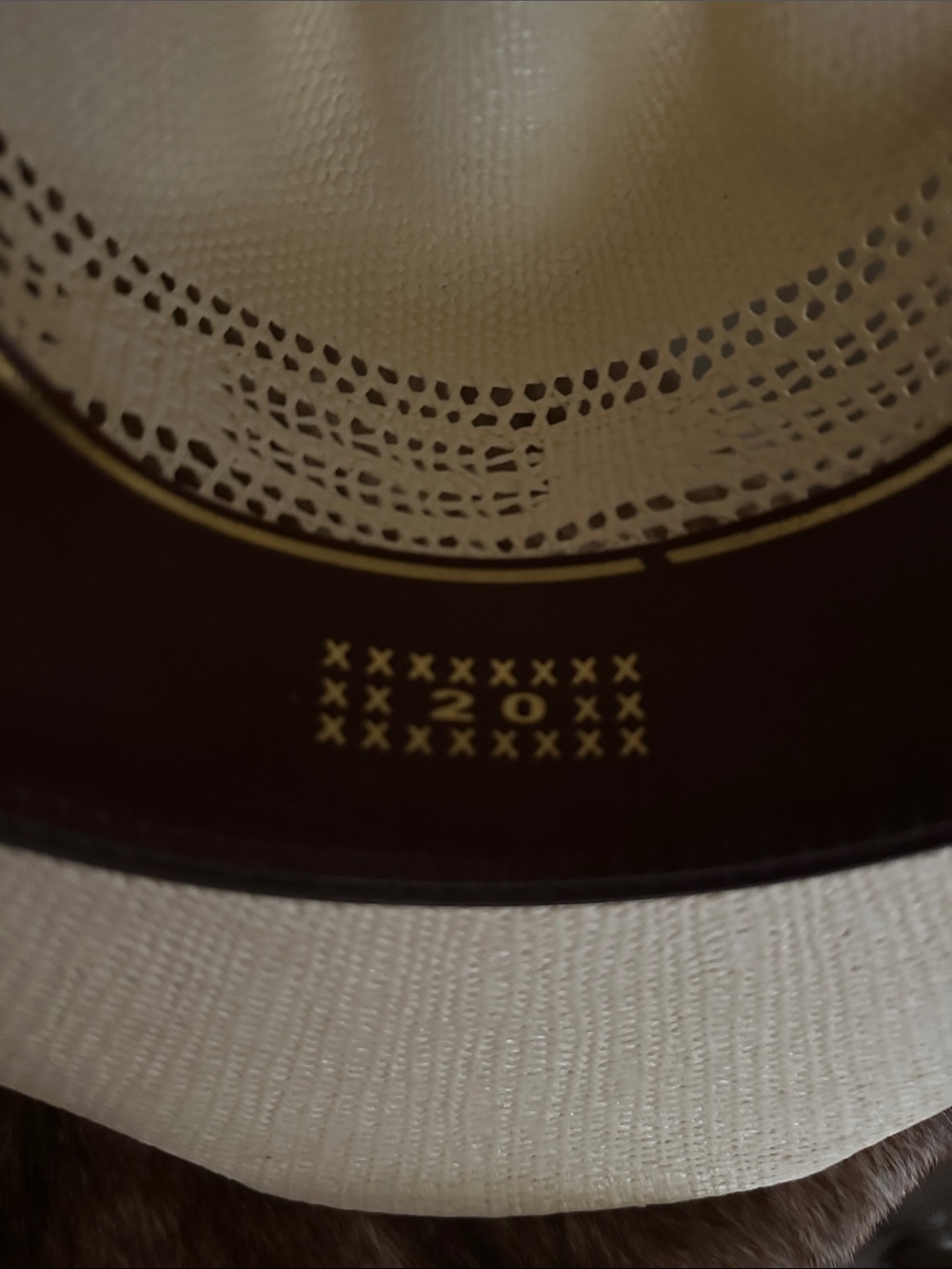 20X Ranger Hats Bangora Straw Cowboy Hat with Black Ribbon Band NEW - Picture 8 of 8